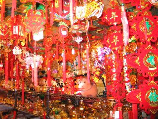 春聯飾品擺飾區